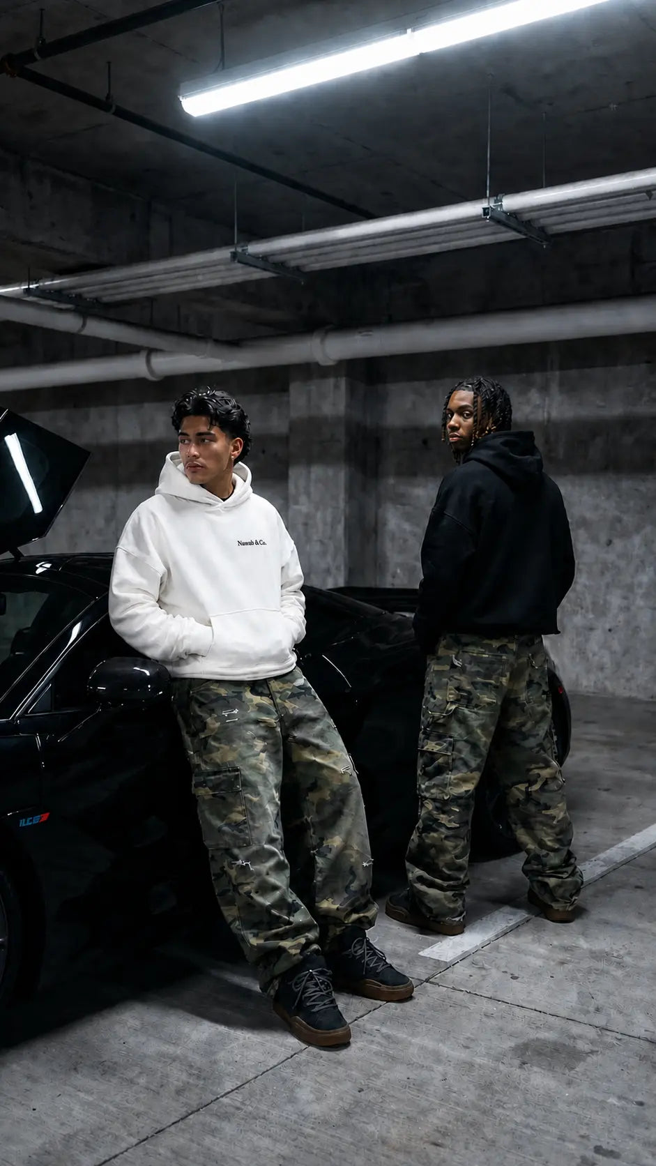 Monolith Hoodie — Drop 001 editorial, Nawab & Co.